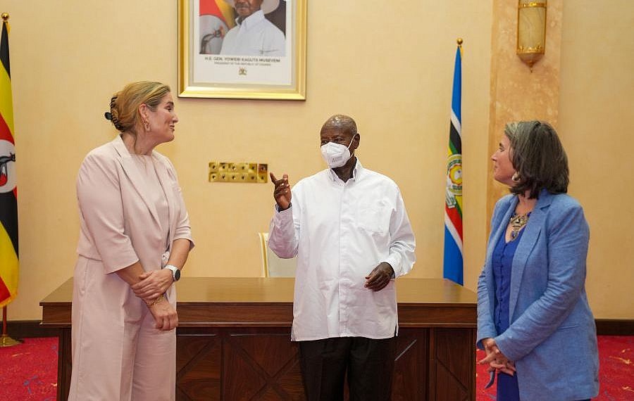 Museveni, Dutch Ambassador discuss boosting raw materials for animal feeds industry