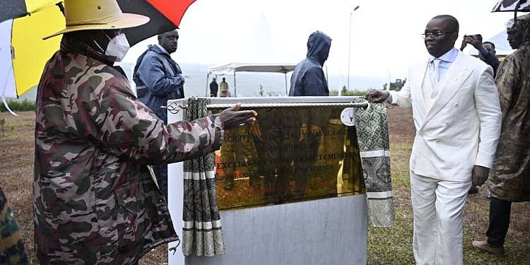 Museveni commissions NEC meat, beans processing plant in Gomba