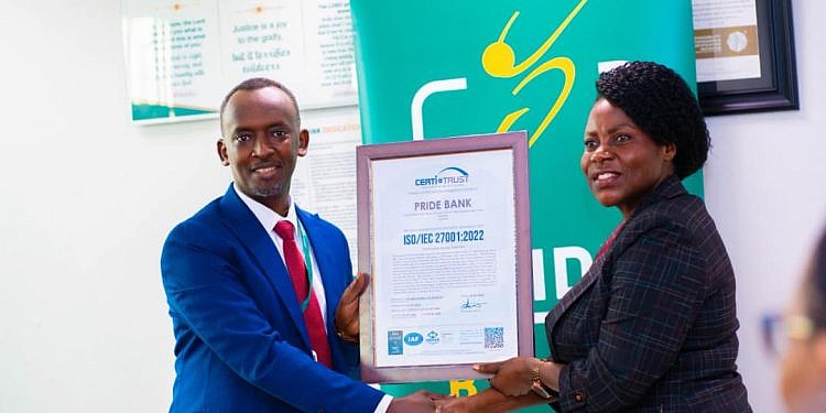 Pride Bank strengthens digital banking security with global ISO certification