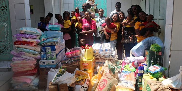 Acorns Kisaasi parents, teachers and students donate to Sister Teresa Babies Home
