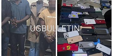 Officer’s stolen phone leads Police to recovery of 120 suspected stolen iPhones in Kampala