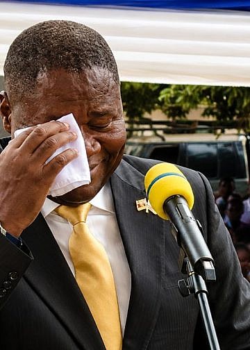 Emotion overcomes Speaker Oboth-Oboth as he recalls childhood struggles at prayer celebration