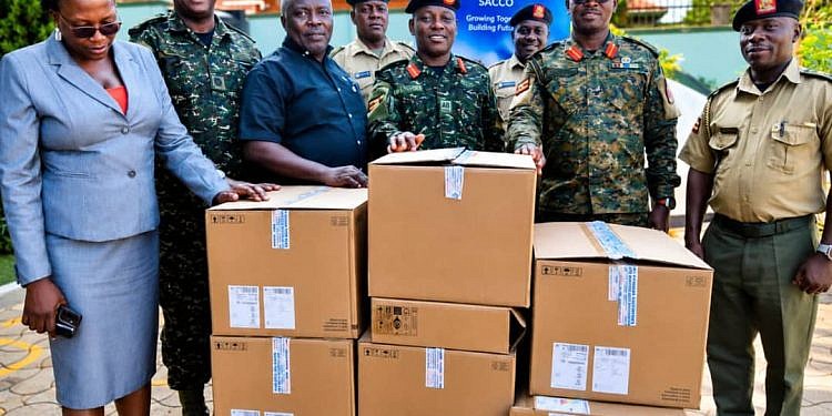 Wazalendo Sacco donates 10 computers to UPDF’s Mbuya Hospital