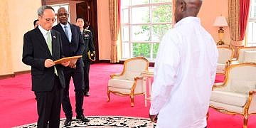 Museveni receives credentials for four new envoys to Uganda
