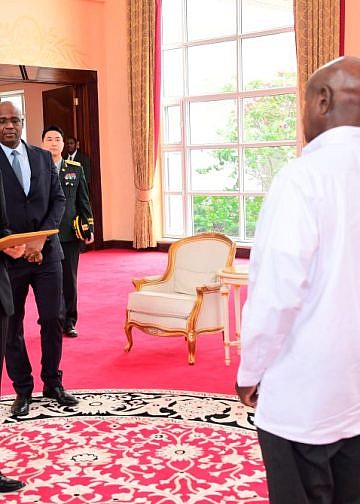 Museveni receives credentials for four new envoys to Uganda