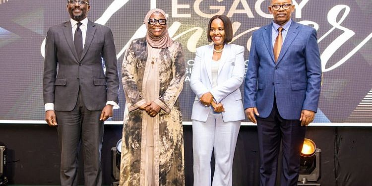 Ecobank Uganda honours outgoing board chair, director for leadership, governance
