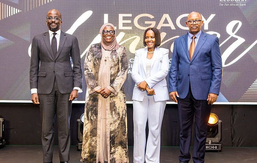 Ecobank Uganda honours outgoing board chair, director for leadership, governance