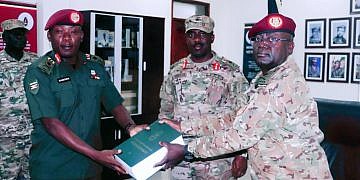 Brig.John Mango Baraza takes over as SFC Chief of Staff