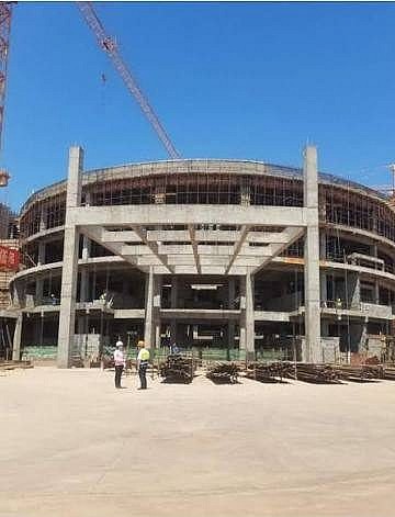 Construction of new 600-seat parliament chambers reaches  63%