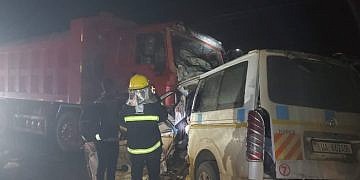 14 killed as sinotruk rams into taxi in Lwera