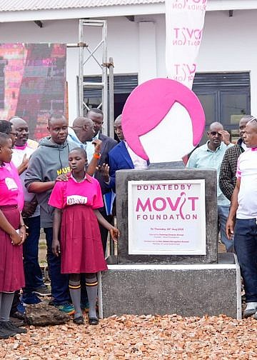 Movit Foundation hands over five-classroom block to Bunyangabu’s Kadindimo Primary School