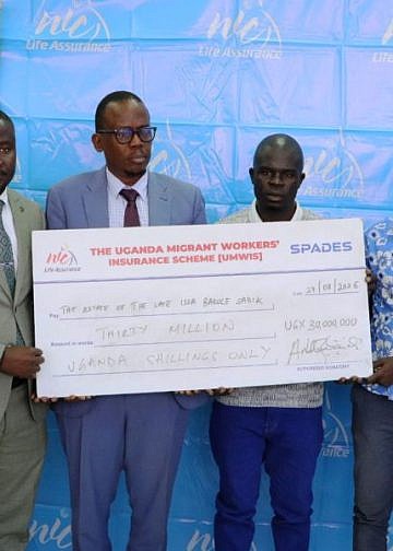 NIC Life pays Shs30m to family of Ugandan who died after working for one month in Dubai