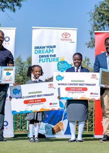 Two Ugandan children earn global recognition in Toyota Dream car art contest