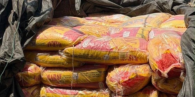 URA seizes 4.5 tonnes of smuggled Pakistan rice hidden under cassava