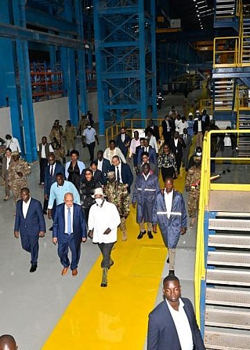 Museveni opens Roofings shs447bn modern steel plant in Namanve