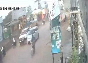 Police arrest driver captured in viral video knocking boda boda rider, three pupils dead in Mutungo