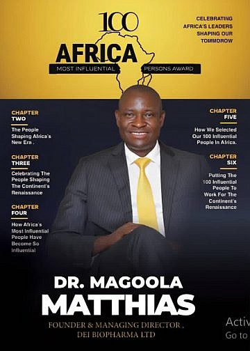 Ugandan scientist Dr.Matthias Magoola named among Africa’s 100 most influential people