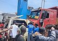 Sinotruk crash kills two on Kampala-Hoima Road