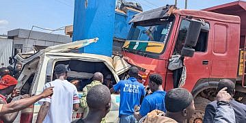 Sinotruk crash kills two on Kampala-Hoima Road
