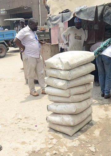 UNBS seizes 1,077  bags of underweight cement in Kampala