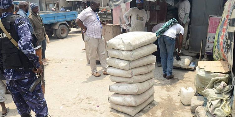 UNBS seizes 1,077  bags of underweight cement in Kampala