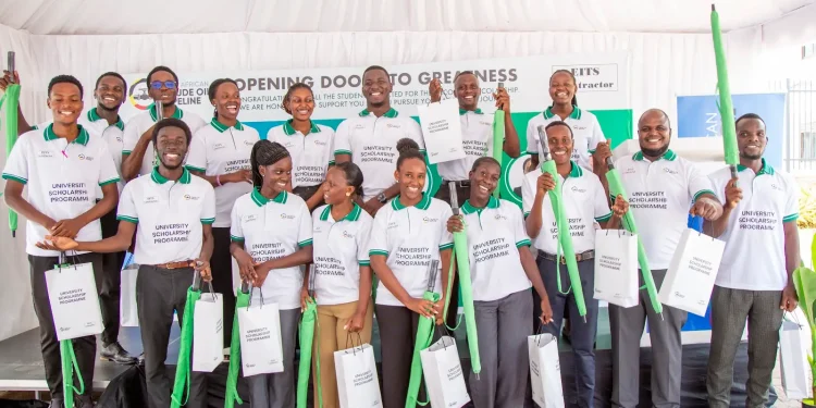 EACOP awards scholarships to 16 students at Makerere, Kyambogo