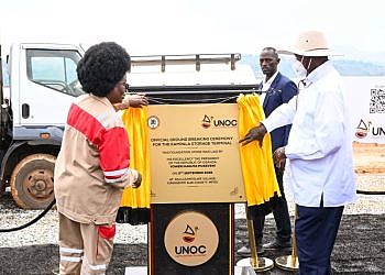 Museveni breaks ground for 320 million litre Kampala fuel storage terminal