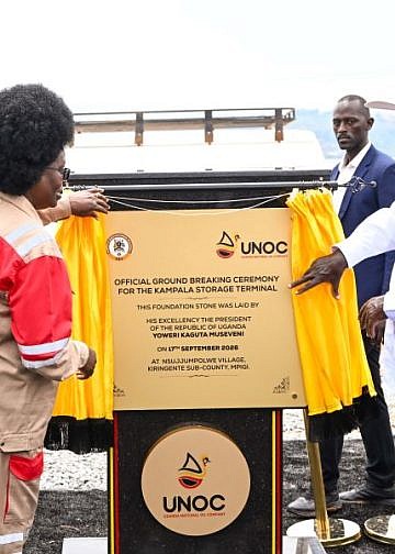 Museveni breaks ground for 320 million litre Kampala fuel storage terminal