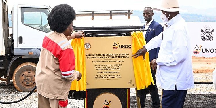 Museveni breaks ground for 320 million litre Kampala fuel storage terminal