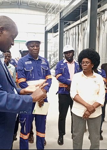 Minister Musenero gives UEDCL two weeks to connect Dei BioPharma Kamuli cassava plant to national grid