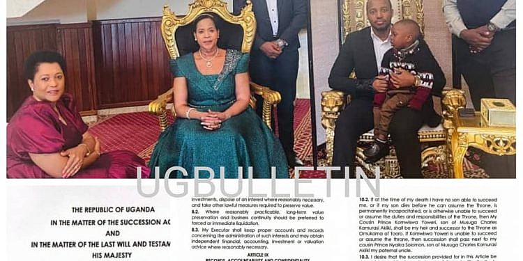 Tooro Kingdom releases King Oyo’s will naming his son as heir to the throne