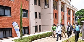 Museveni commissions new accomodation facilities for SFC soldiers in Nakasero