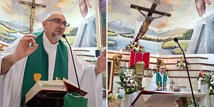 Catholic priest killed after massive crucifix falls on him during mass
