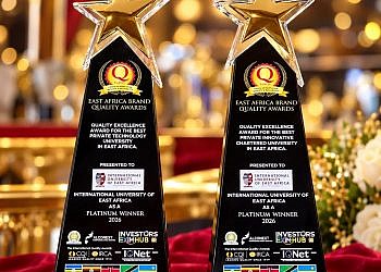 IUEA scoops two platinum accolades at East Africa Brand Quality Awards