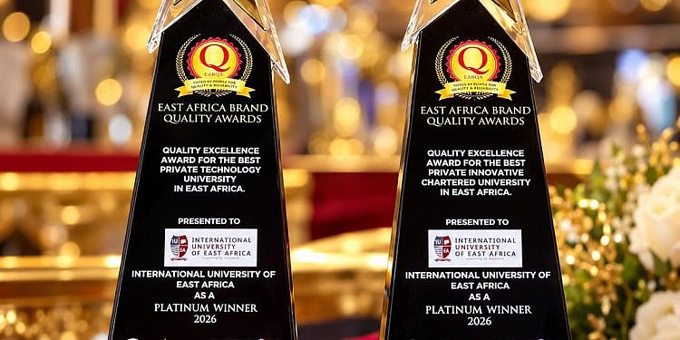 IUEA scoops two platinum accolades at East Africa Brand Quality Awards