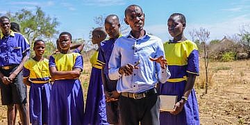 Sasakawa-backed school gardens improve nutrition for resettled children in Karamoja