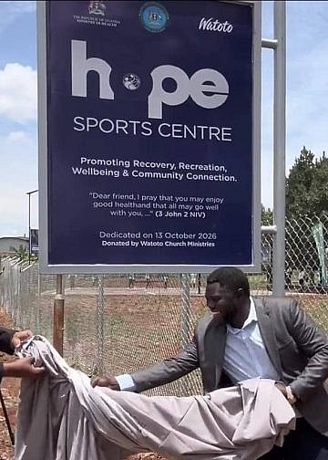 Watoto Church constructs sports complex for mental health patients at Butabika Hospital