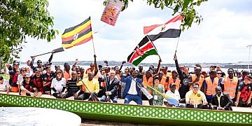 Uganda hosts inaugural African Dragon boat racing competition on Lake Victoria