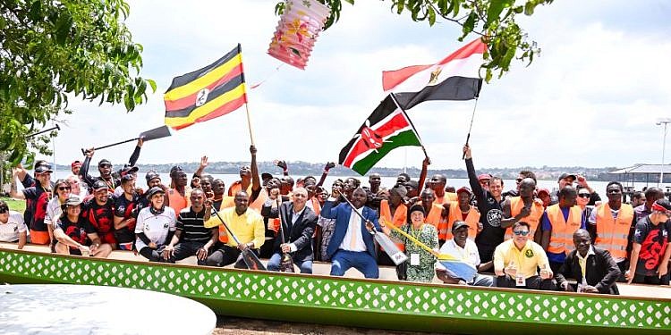 Uganda hosts inaugural African Dragon boat racing competition on Lake Victoria
