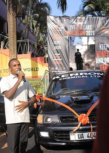 Makerere Veterinary student wins free vehicle at Love for Cars convention