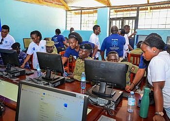 Stanbic donates shs30m ICT equipment to Ikafe Police Training School