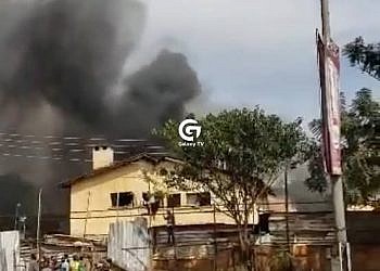 Property worth millions destroyed as fire guts Wandegeya Police barracks