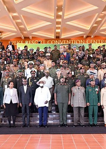 Museveni links economic integration to Africa’s security at defence chiefs’ conference