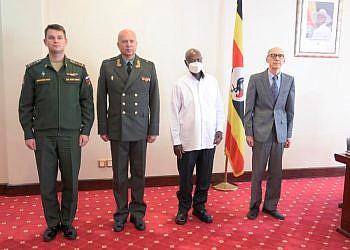 Museveni commends Russia for continued military support to Uganda