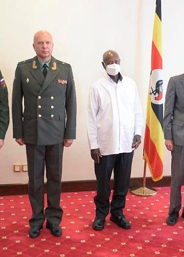 Museveni commends Russia for continued military support to Uganda