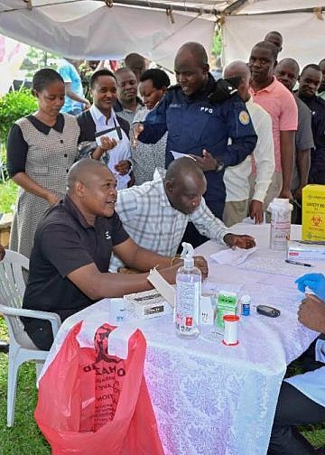 State House holds medical camp to promote staff wellness, early disease detection