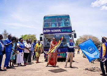 WFP launches Nutri-School Bus campaign to reach 183,000 people in Karamoja