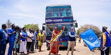 WFP launches Nutri-School Bus campaign to reach 183,000 people in Karamoja