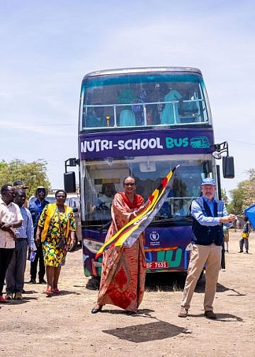 WFP launches Nutri-School Bus campaign to reach 183,000 people in Karamoja