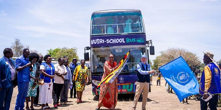 WFP launches Nutri-School Bus campaign to reach 183,000 people in Karamoja
